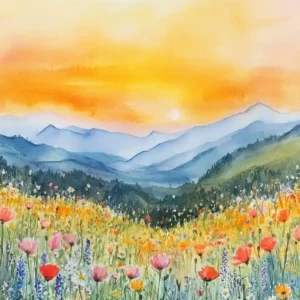 Wildflowers At Sunset 6 Special Discount