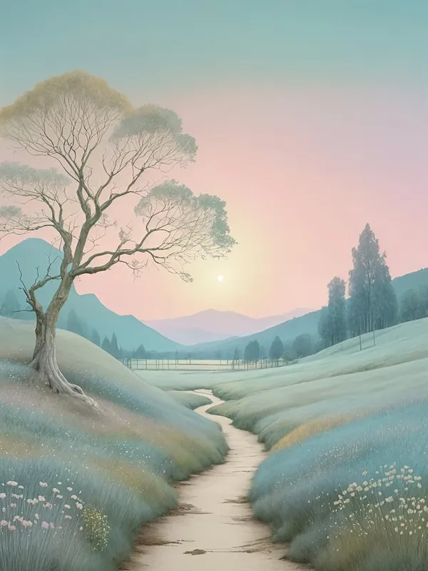 Crafted Romantic Landscape no3