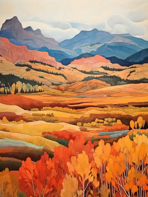 Autumn National Park Painting Rocky Mountain National Park Colorado Usa 2 Best Seller