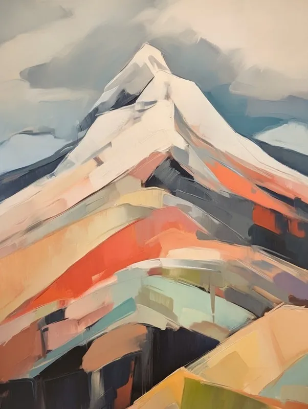 Mount Russell Usa 1 Mountain Painting Get Yours