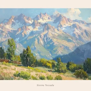 Western Landscapes Sierra Nevada 1 Poster Worldwide Shipping