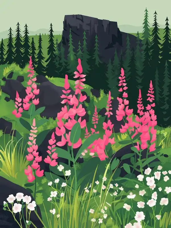 Clearance Wildflowers In The Mountains 5