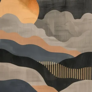 Sunset In The Mountains 44 Free Shipping