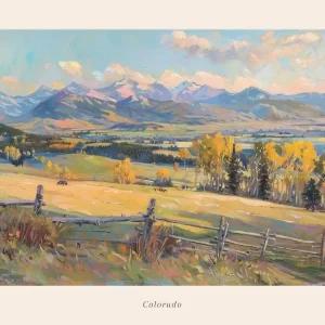 Western Landscapes Colorado 4 Poster Buy Online