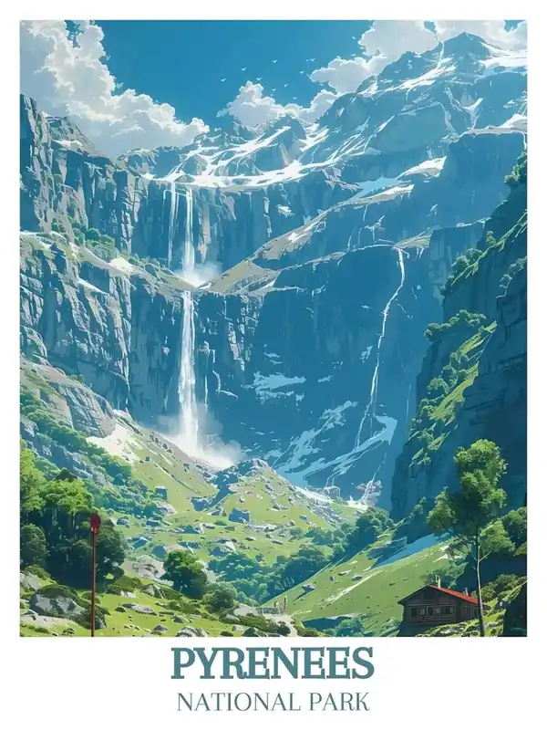 Pyrenees National Park Art Cirque De Gavarnie Pyrenees Art Pyrenees Poster Pyrenees Wall Art Pyrenees Framed Art Pyrenees Print Professional Grade