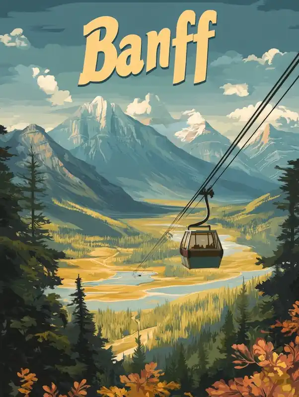 Editor’s Pick Aihrgdesign A Mid Century Modern Travel Poster For Banff Show Cd5512fc 9950 4806 8a2b Ef7a5b297c27 2