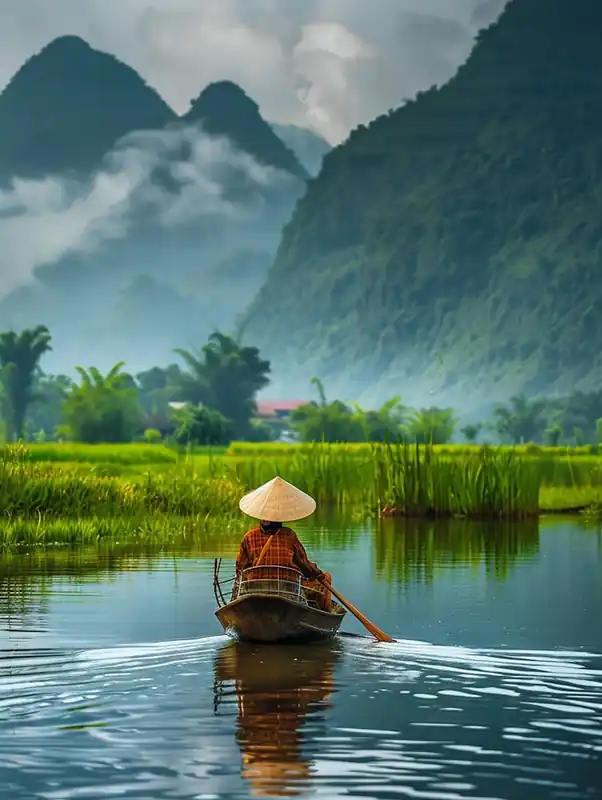 Woman In A Boat On A River 1 Exclusive Offer