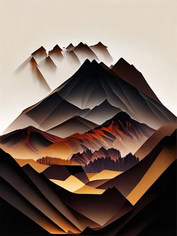 Bromo Tengger Semeru National Park Indonesia Cut Out Paper Hot Picks