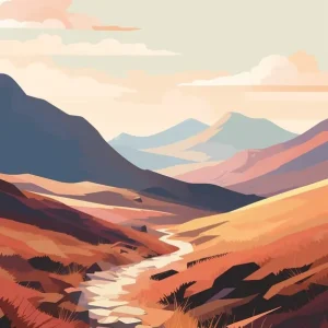 The West Highland Line Scotland 8 Hiking Trail Landscape New Arrival