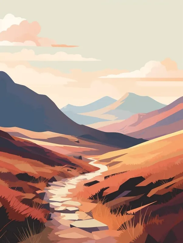 The West Highland Line Scotland 8 Hiking Trail Landscape New Arrival
