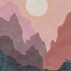 Viral Sunset Over The Mountains 1