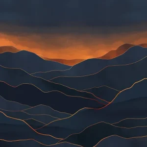 Sunset In The Mountains 48 Discount