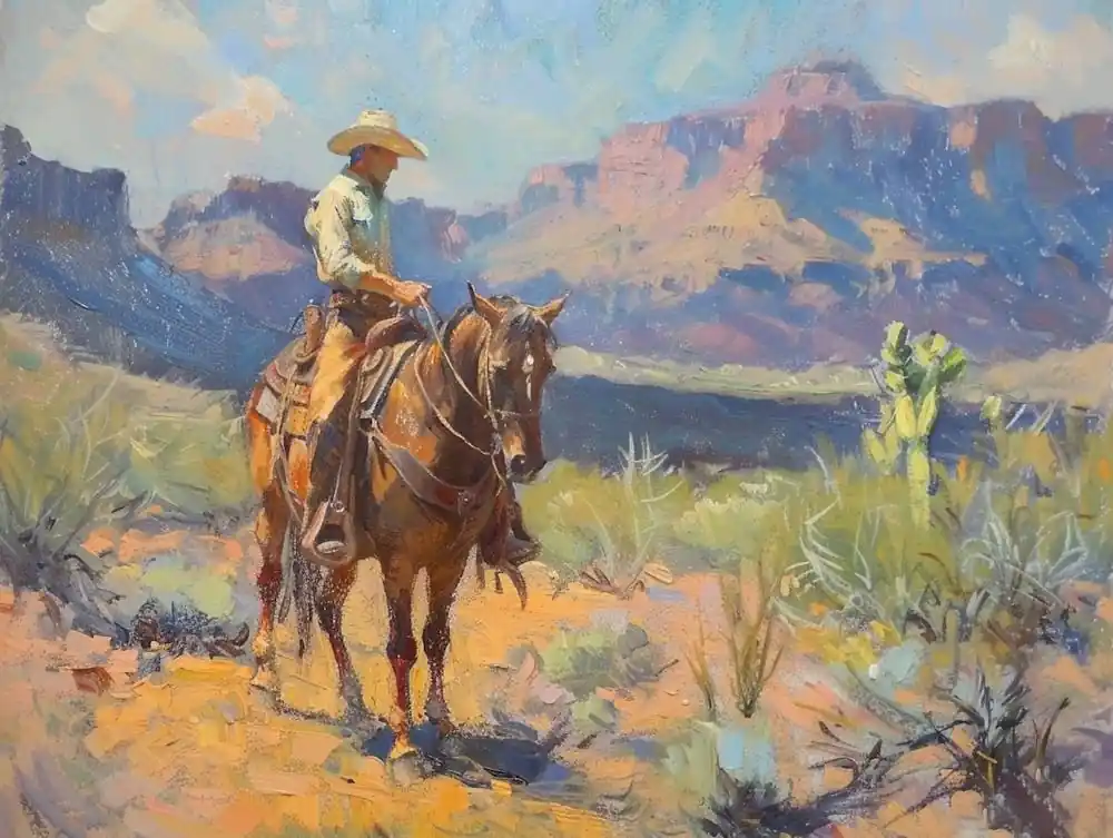 Mega Sale Cowboy In Sonoran Desert Arizona 3