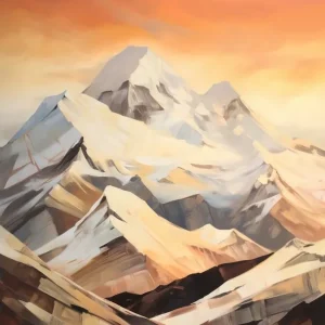 Vinson Massif Antarctica 7 Mountain Painting Affordable