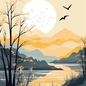While Supplies Last Landscape With Birds