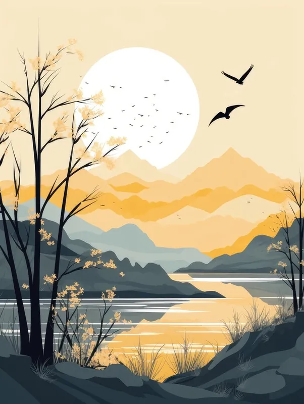 While Supplies Last Landscape With Birds