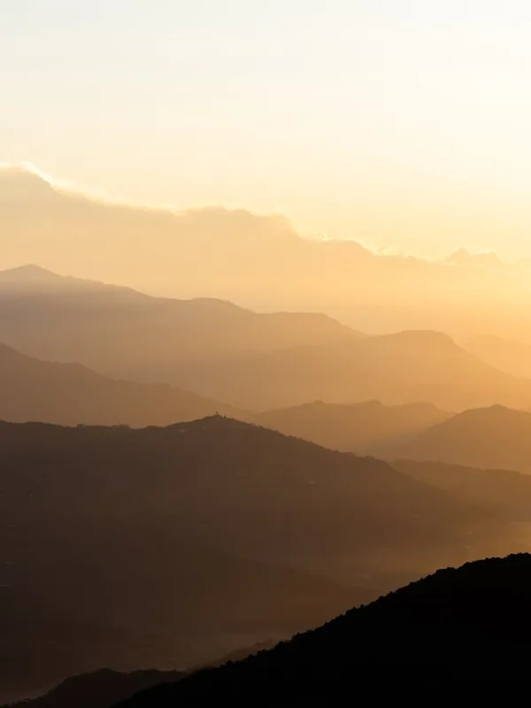 Fresh Stock Sunrise Over The Mountains