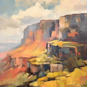 Table Mountain South Africa 2 Mountain Painting Best Seller