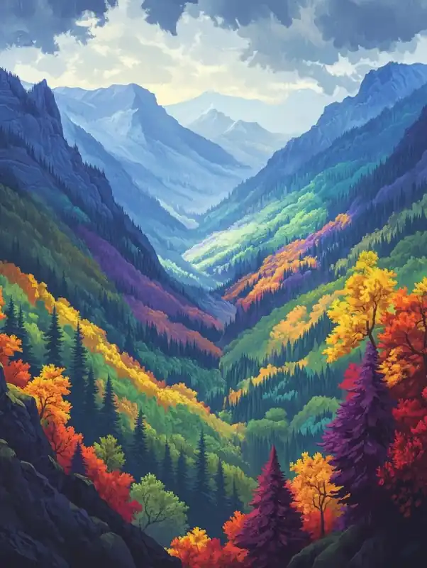 Autumn In The Mountains 5 Order Now