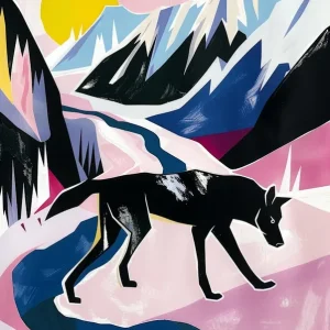 Wolf In The Mountains Fan Favorite