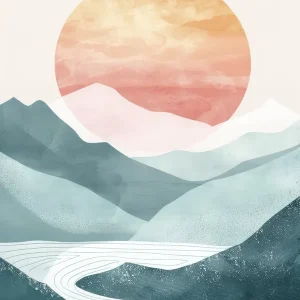 Sunset In The Mountains 19 Best Choice