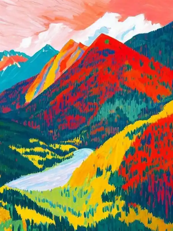 Vanoise National Park 1 France Abstract Colourful New Release