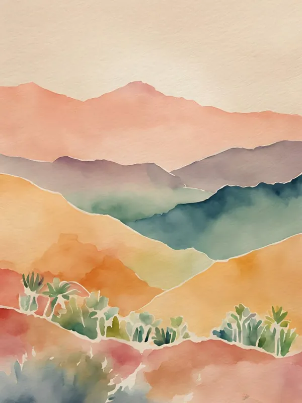 Weekend Sale Watercolor Landscape Painting 8