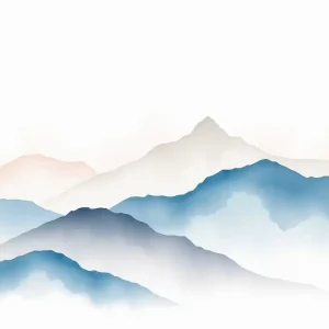 Watercolor Mountains 4 Original