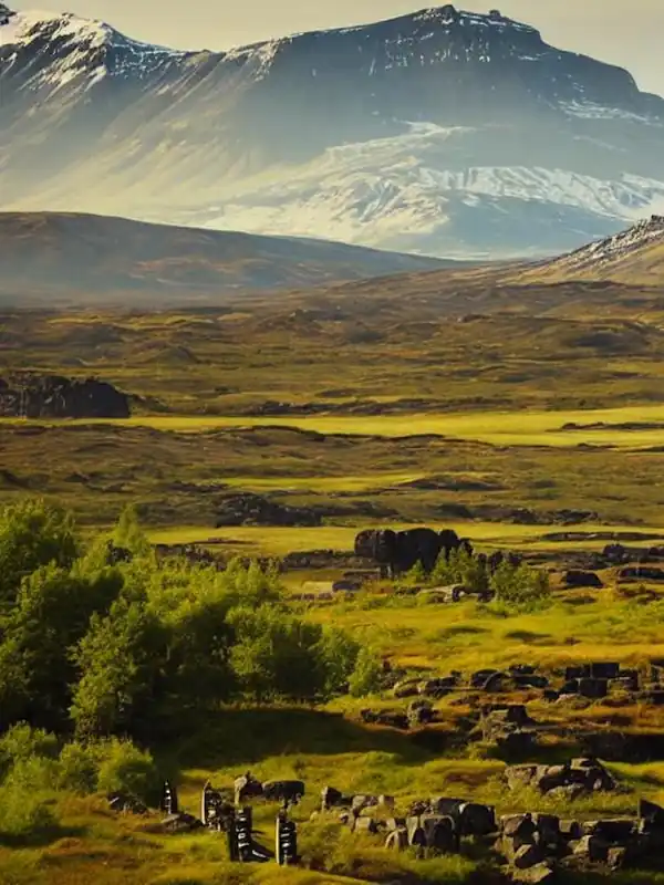 Free Delivery Thingvellir National Park 2 Iceland Vintage Poster