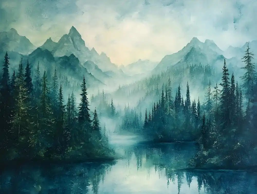 New Release Glorious Mountains Green And Blue 4