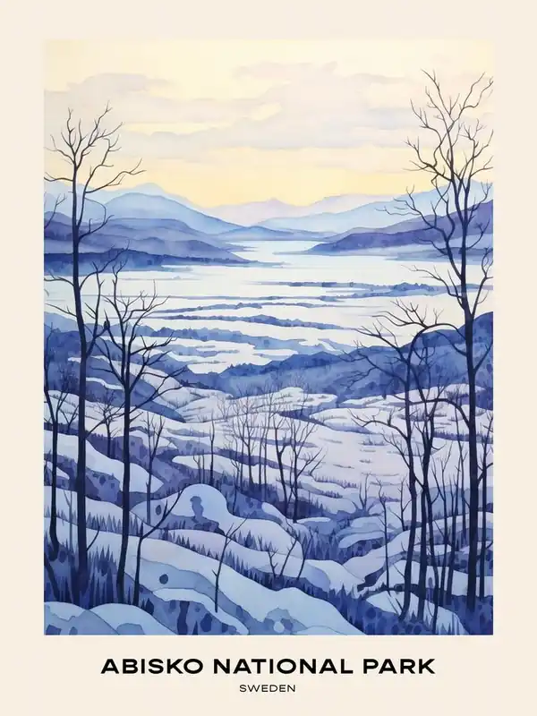 Abisko National Park Sweden 4 Poster Factory Price