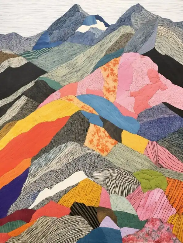 Aonach Beag Scotland 2 Colourful Mountain Illustration New Arrival