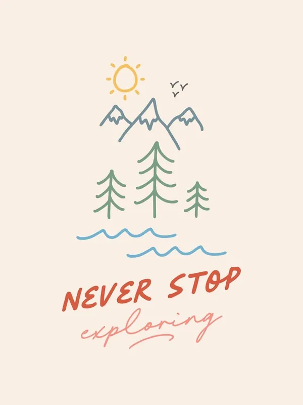 Never Stop Exploring - Kids Place Order