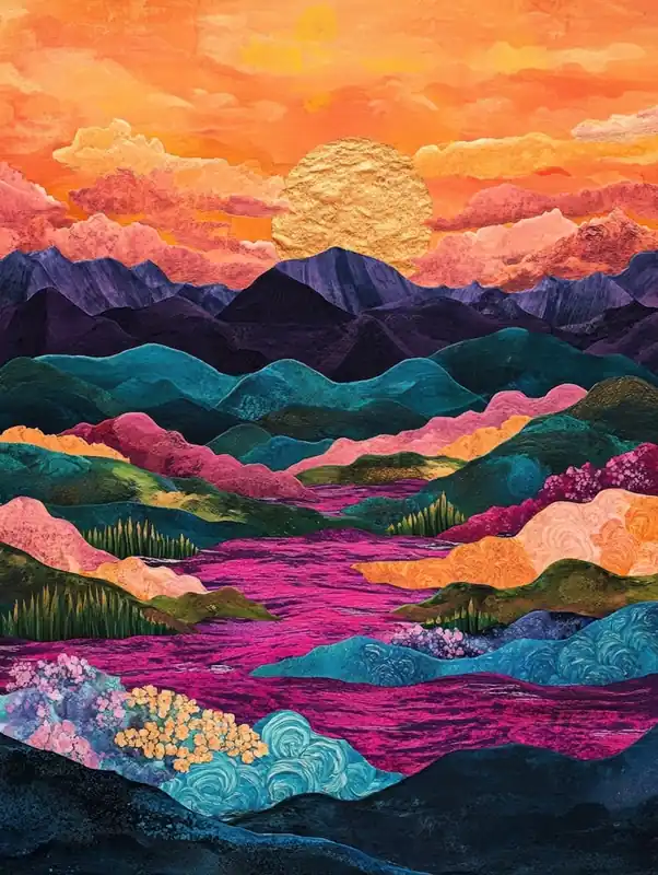 Sunset In The Mountains 3 Affordable
