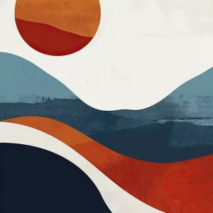 Sunrise In The Mountains, Scandinavian Simplicity Authentic