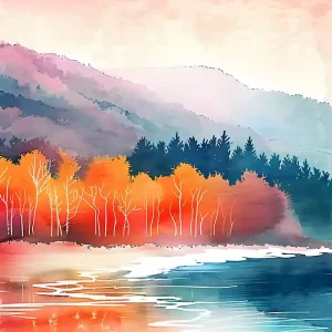 Watercolor Landscape Painting 3 Buy Direct