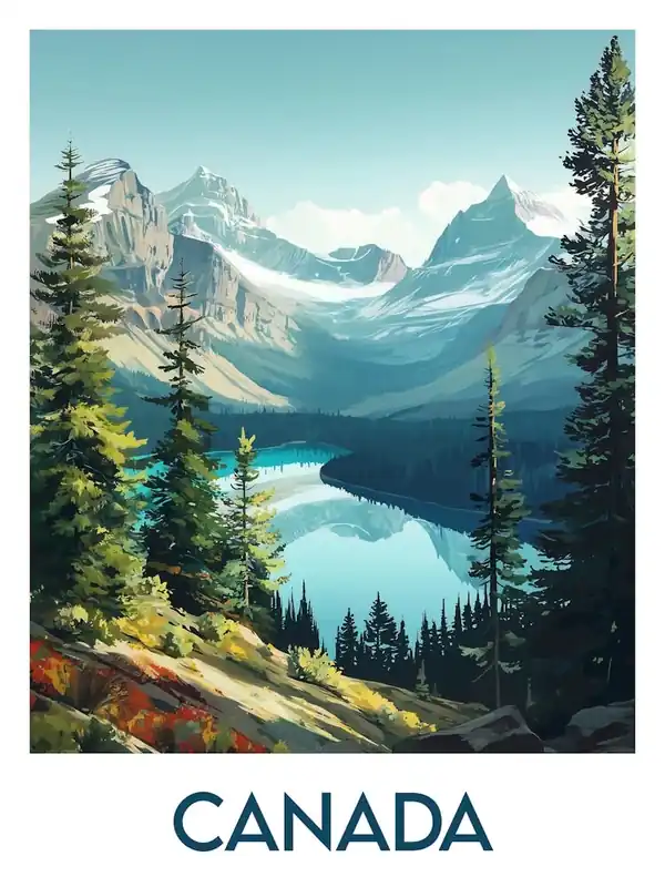 New Release Affiche de voyage Canada 1