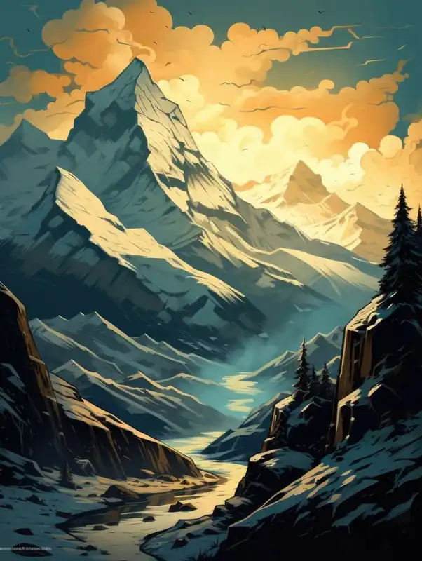 Low Price Mountain Landscape 2