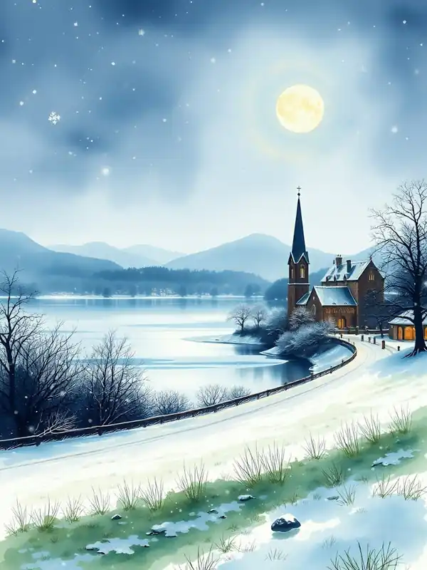 Winter Landscape With Church Bulk Order
