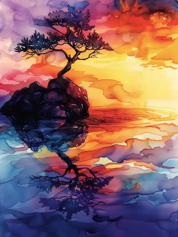 Sunset Painting 1 Clearance