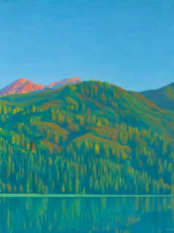 Order Now Sequoia National Park United States Of America Blue Oil Painting 1