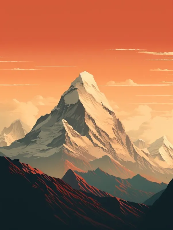 Markdown Mount Everest 1 Hiking Trail Landscape