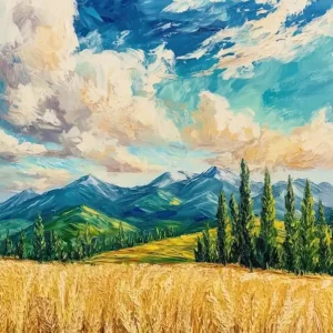 Wheat Field In The Mountains One Day Deal