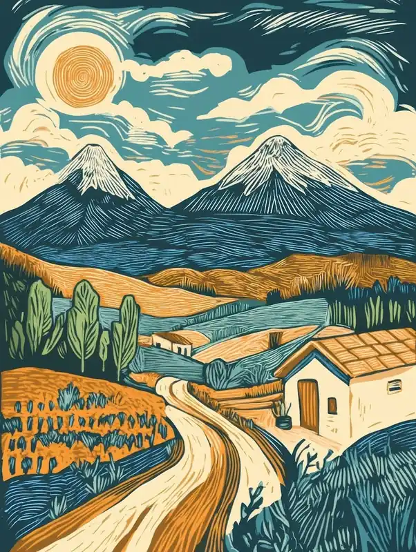 Chilean Landscape Last Chance