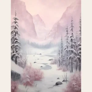 Super Sale Dreamy Winter National Park PosterJasper National Park Canada 1