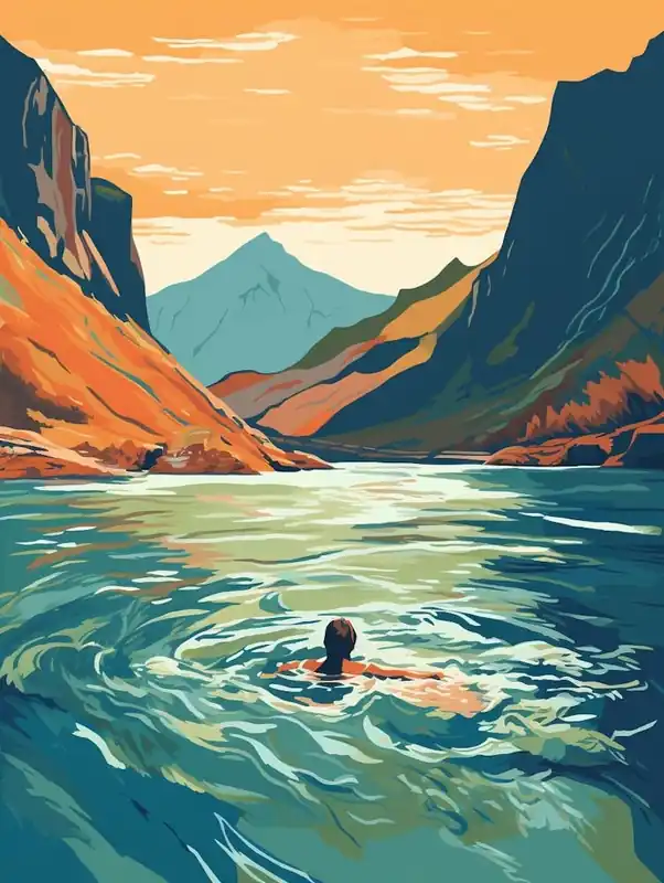 Free Delivery Wild Swimming At Wastwater Cumbria 2