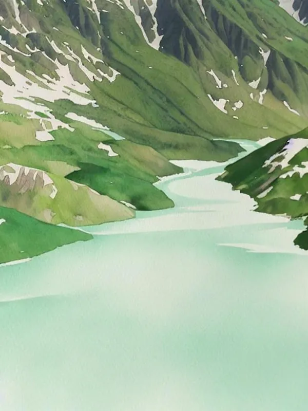 Don’t Miss Out Huascarán National Park Peru Water Colour Poster