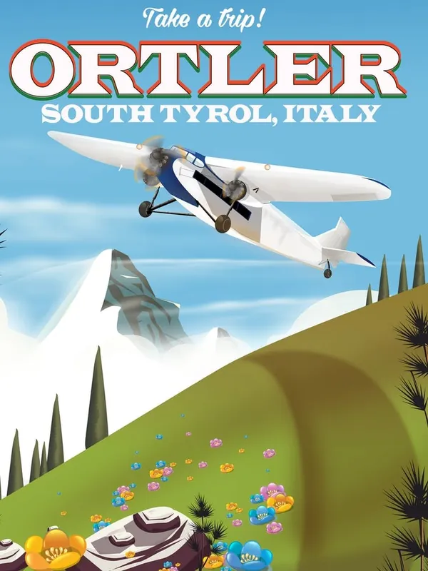 Ortler South Tyrol Italy Travel poster Big Sale