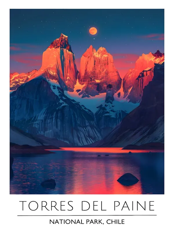 Free Shipping Torres Del Paine National Park Chile