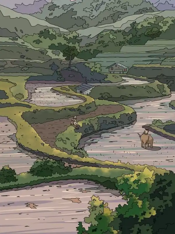 Big Sale River In The Mountains